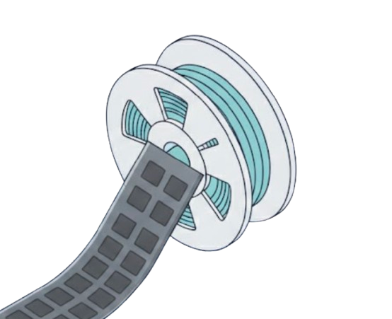 卷盘与上带配套